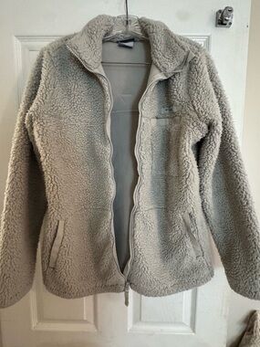 Columbia Grey Sherpa Fleece Jacket
